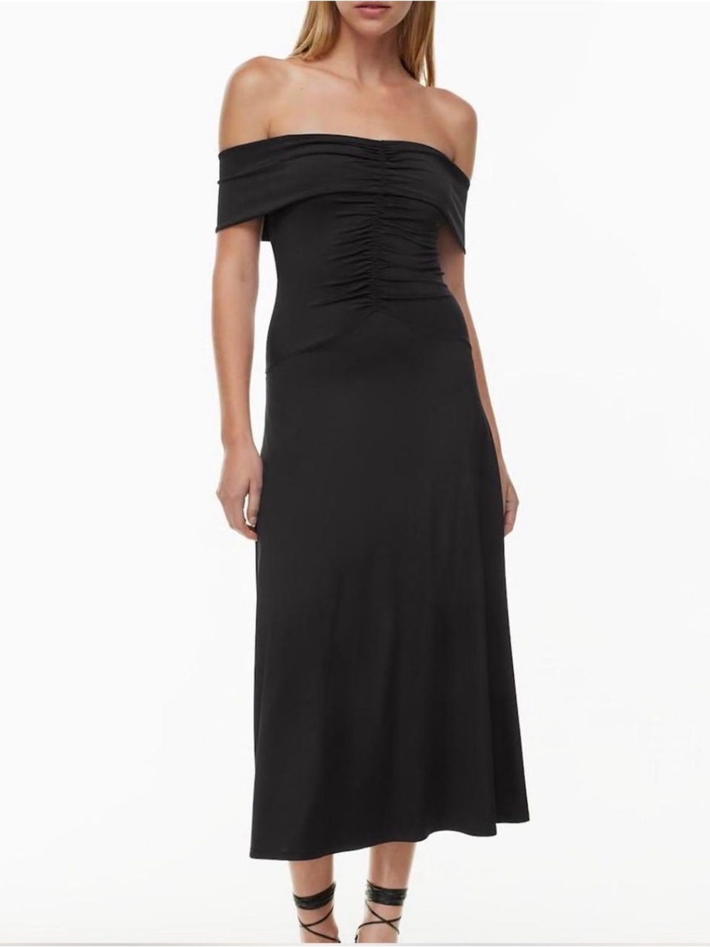 ISO Aritzia Ten Musette Off the Shoulder Black Dress DO NOT BUY